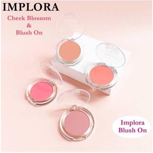IMPLORA Cheek Blossom & Blush On | Merah Jingga Official