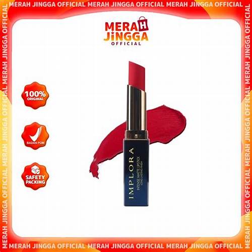 IMPLORA Intense Matte Lipstick | Merah Jingga Official
