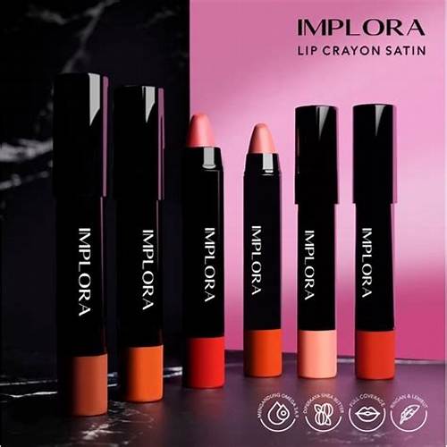Implora Serum Wajah + Lip Crayon Satin