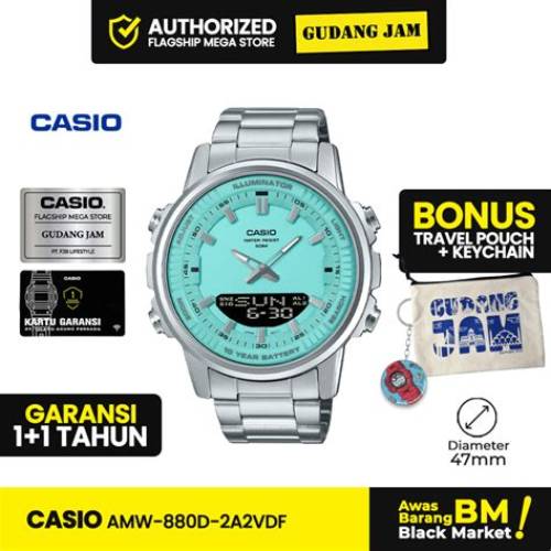 Jam Tangan Pria Jam Tangan Casio AMW-880D-2A2VDF AMW-880D-2A2 AMW-880D