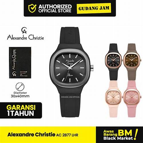 Jam Tangan Wanita Alexandre Christie Passion AC 2B77 LHR Analog Rubber Strap