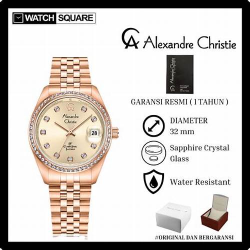 Jam tangan Wanita Alexandre Christie AC 5012 LDBTRRGSL