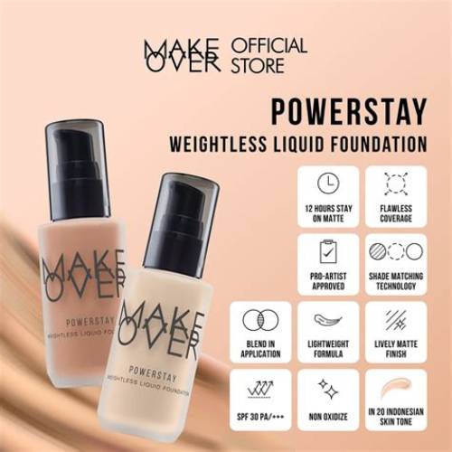 MAKE OVER Powerstay 24H Weightless Liquid Foundation
