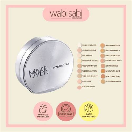 Make Over Hydrastay Prismatic Glass Cushion N40 Sand 12g - Refill