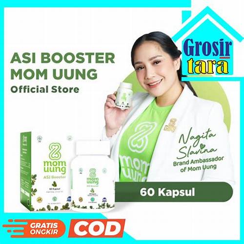 Megah Sakti - Mom Uung Asi Booster | Momuung Pelancar Asi Kelor Ikan Gabus 30 Kapsul