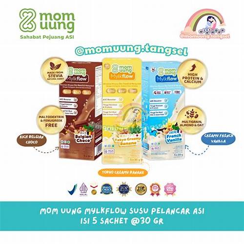 Megah Sakti - Mom Uung Susu Mylkflow BELGIAN CHOCO | Momuung Pelancar Asi Vegan Lactose Free