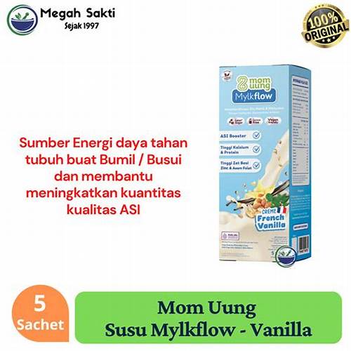 Megah Sakti - Mom Uung Susu Mylkflow FRENCH VANILLA | Momuung Pelancar Asi Vegan Lactose Free