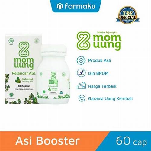 Mom Uung - Special Bundle ASI Booster 60 Kapsul + NEW Advanced Nipple Cream - Pelancar ASI Halal BPOM