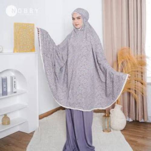 Nobby Ayodya Mukena Dewasa Motif Bahan Cupra Satin