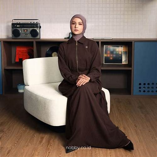 Nobby Jelita Dress Gamis Wanita Terbaru Bahan Pollytwill Otaru FREE Belt