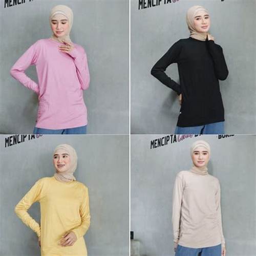 Nobby Manset Kaos Wanita Nobby Asma – Inner Lengan Panjang Nyaman & Lembut