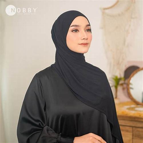Nobby Pashmina Rayani Bahan Kaos Rayon Premium