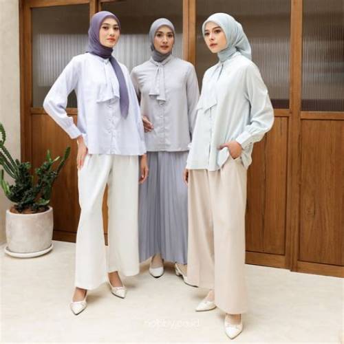 Nobby Yasvi Tunik Atasan Wanita Polos Terbaru FREE Belt Bahan Rayon Twill
