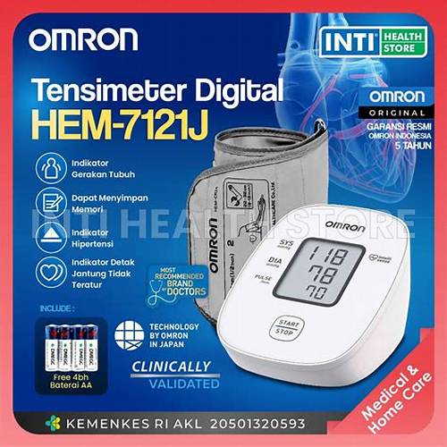 OMRON Blood Pressure Monitor HEM 7121J Tensimeter Digital