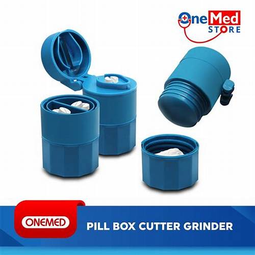 ONEMED Pill Cutter Plus Grinder Alat Pemotong dan Penggerus Penghancur Obat OC
