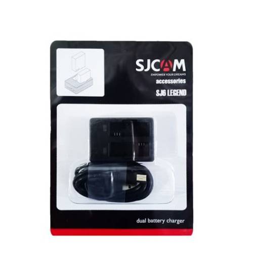 ORIGINAL SJCAM SJ6 LEGEND SERIES DUAL BATTERY CHARGER
