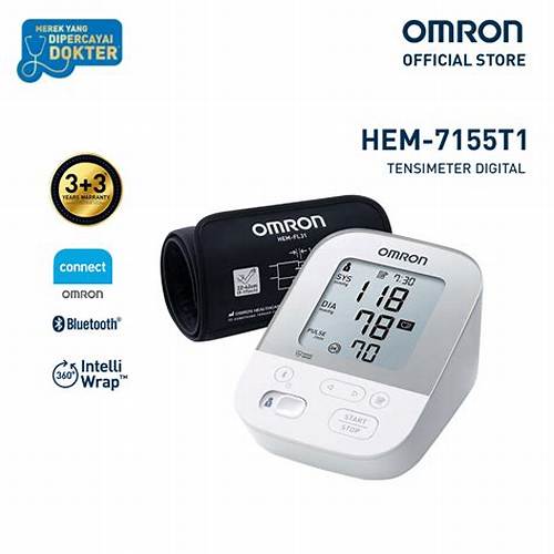 Omron Blood Pressure Monitor HEM-7155T Tensimeter Digital