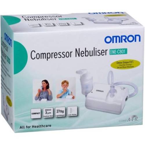 Omron NE-C801 Compressor Nebulizer Nebul Alat Uap Terapi Asma NE C801 Kesehatan
