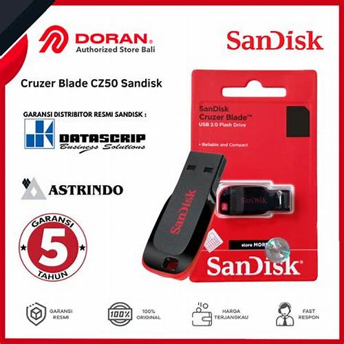 SANDISK Flash Disk Cz50 Cruzer Blade - 128 Gb