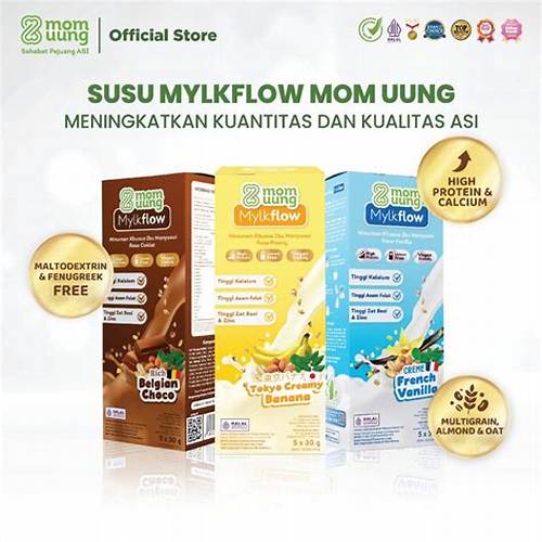 [SPECIAL LIVE] Mom Uung Susu Mylkflow 5 Sachet - Susu Pelancar ASI Halal BPOM