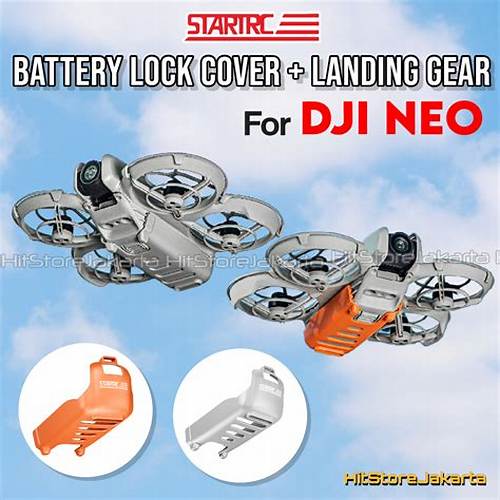 STARTRC Protective Battery Safety Lock For DJI NEO 1 Protector Cover Case Landing Gear Leg Pengaman Pelindung Baterai Kaki Camera Protektor Drone Accessories Aksesoris Acc