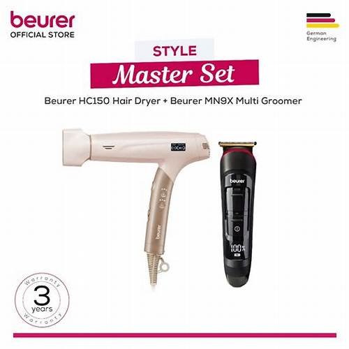 [Style Master Set] Beurer MN9X Multi Grommer + HC150 Hair Dryer