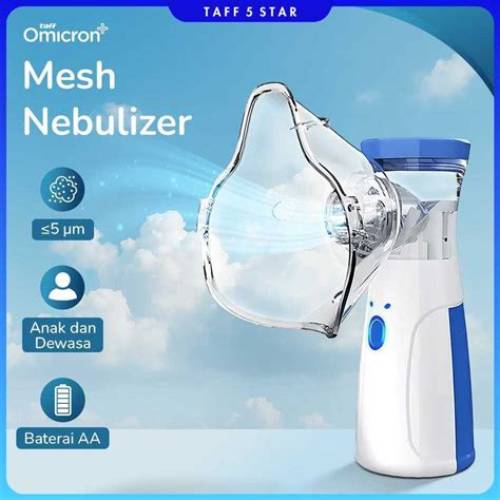 TaffOmicron Alat Terapi Pernapasan Mesh Nebulizer Portable - JSL-W302