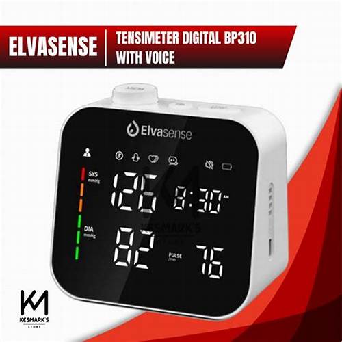 Tensimeter Digital Elvasense Type BP310 - Teruji Kalibrasi KAN & Estetik untuk Keluarga Modern
