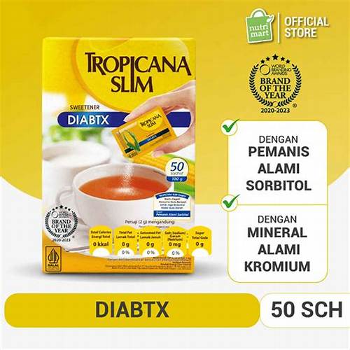 Tropicana Slim Sweetener Diabetic Isi 50