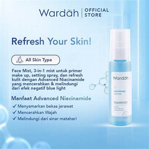 Wardah Lightening Face Mist Spray 60ml