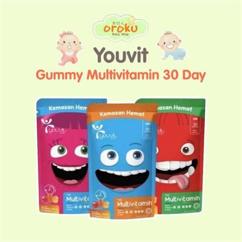 Youvit Multivitamin Anak Gummy 30 Day Sachet - KGS