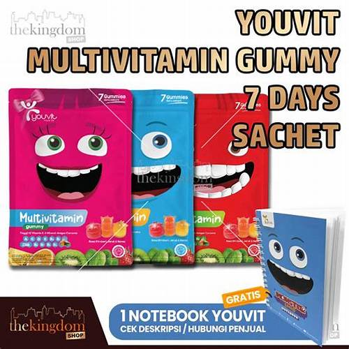 Youvit Multivitamin Anak Gummy 7 Day Sachet - KGS