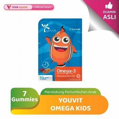Youvit Omega Kids untuk Mendukung Pertumbuhan Anak (7 Gummies)